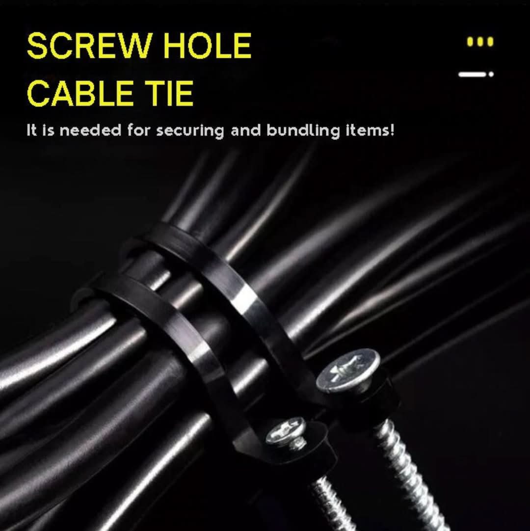 Cable corbatas con agujeros de tornillo-Cable Ties-VyFlair