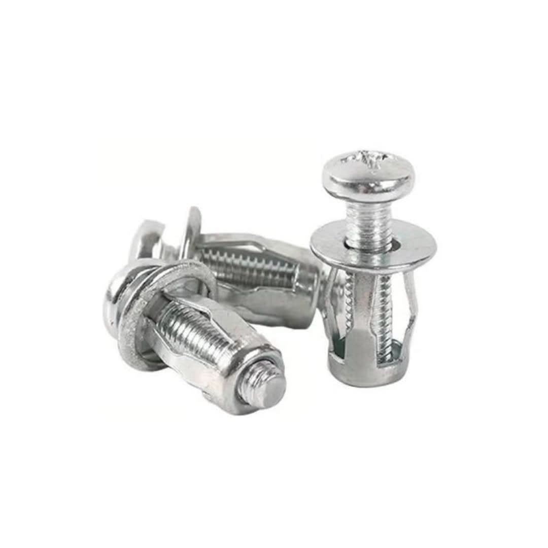 Tuercas de corona con tornillo (20 PC)-Crown Nuts-VyFlair