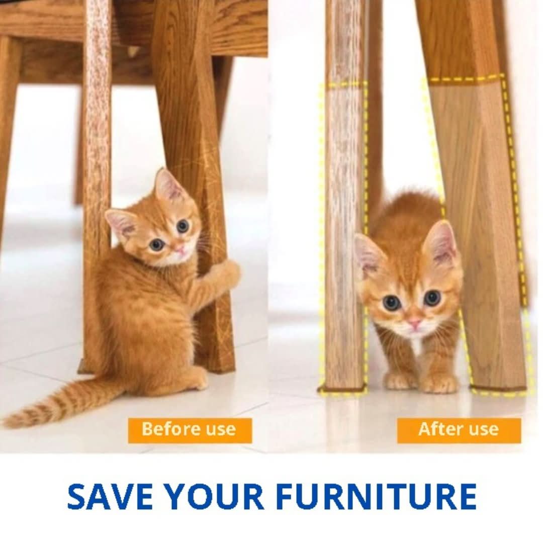 Cinta de protección de muebles resistentes a los gatos (2 hojas y 10 uñas)-Protection Tape-VyFlair