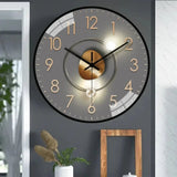 ClarityTime Reloj de Pared Digital Minimalista Silencioso - VyFlair