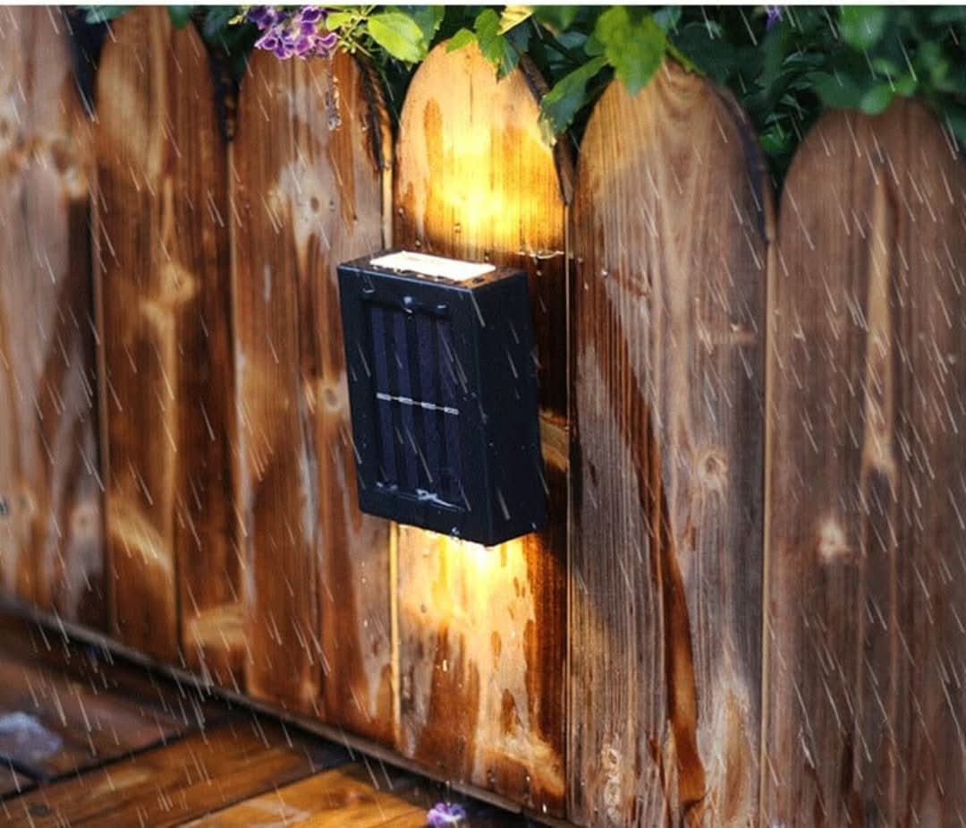 Luz de pared de terraza al aire libre con energía solar-Wall light-VyFlair