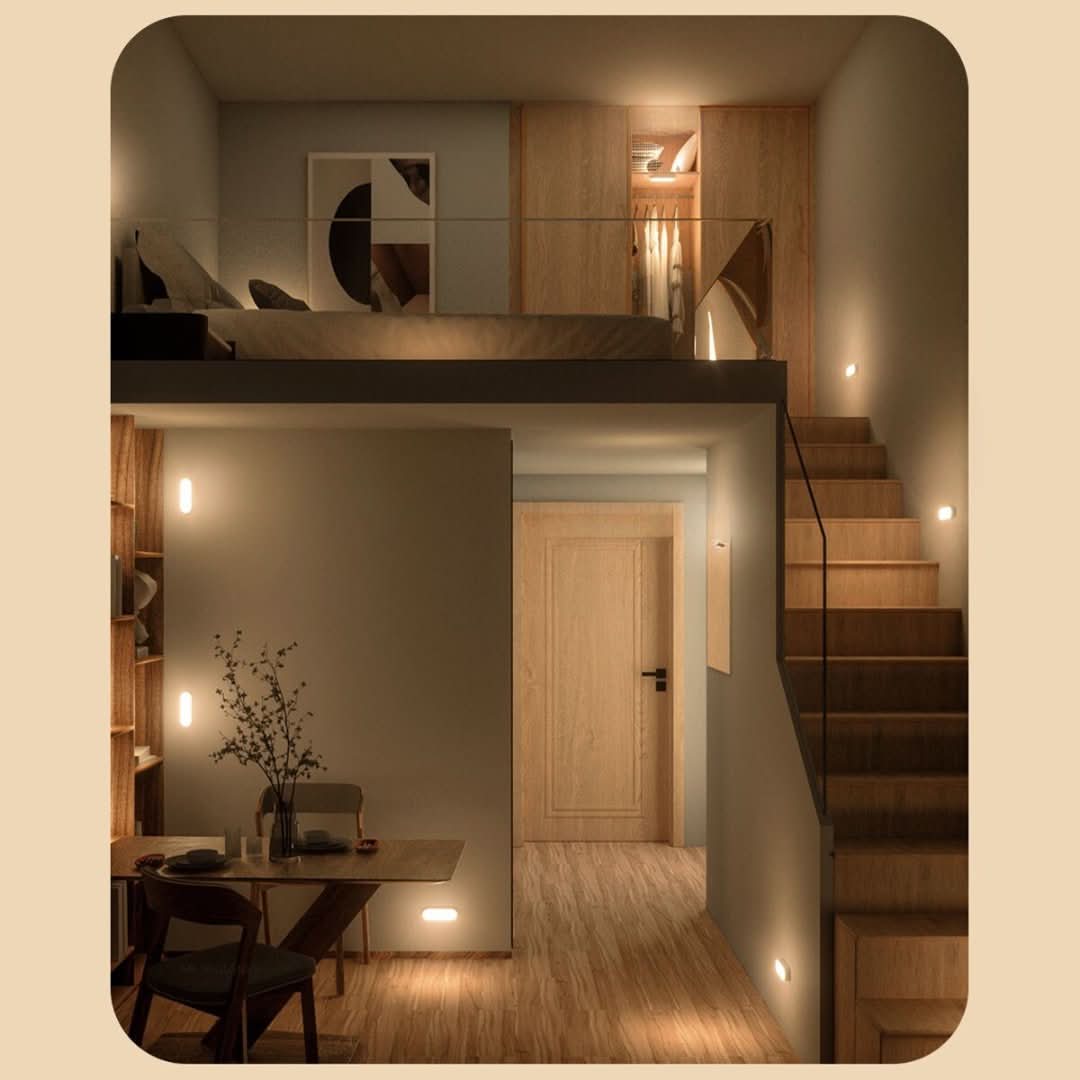 Luz de la pared del sensor de movimiento inalámbrico recargable LED USB LED-Wall light-VyFlair