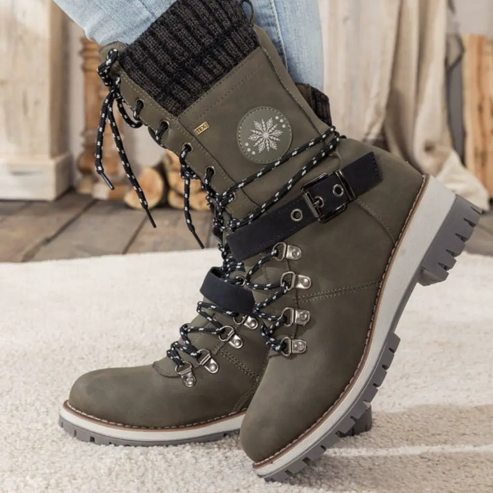 Louise | Botas de Invierno Ortopédicas para Mujeres - Cálidas - Elegantes - Estables - VyFlair