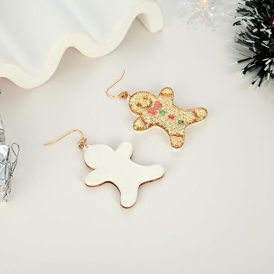 Orecchini Natalizi JollyGems – Ciondoli Brillanti e Leggeri per Donna