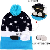 Gorro Natalizio LED GlowDeer – Caldo, Festivo e Luminoso