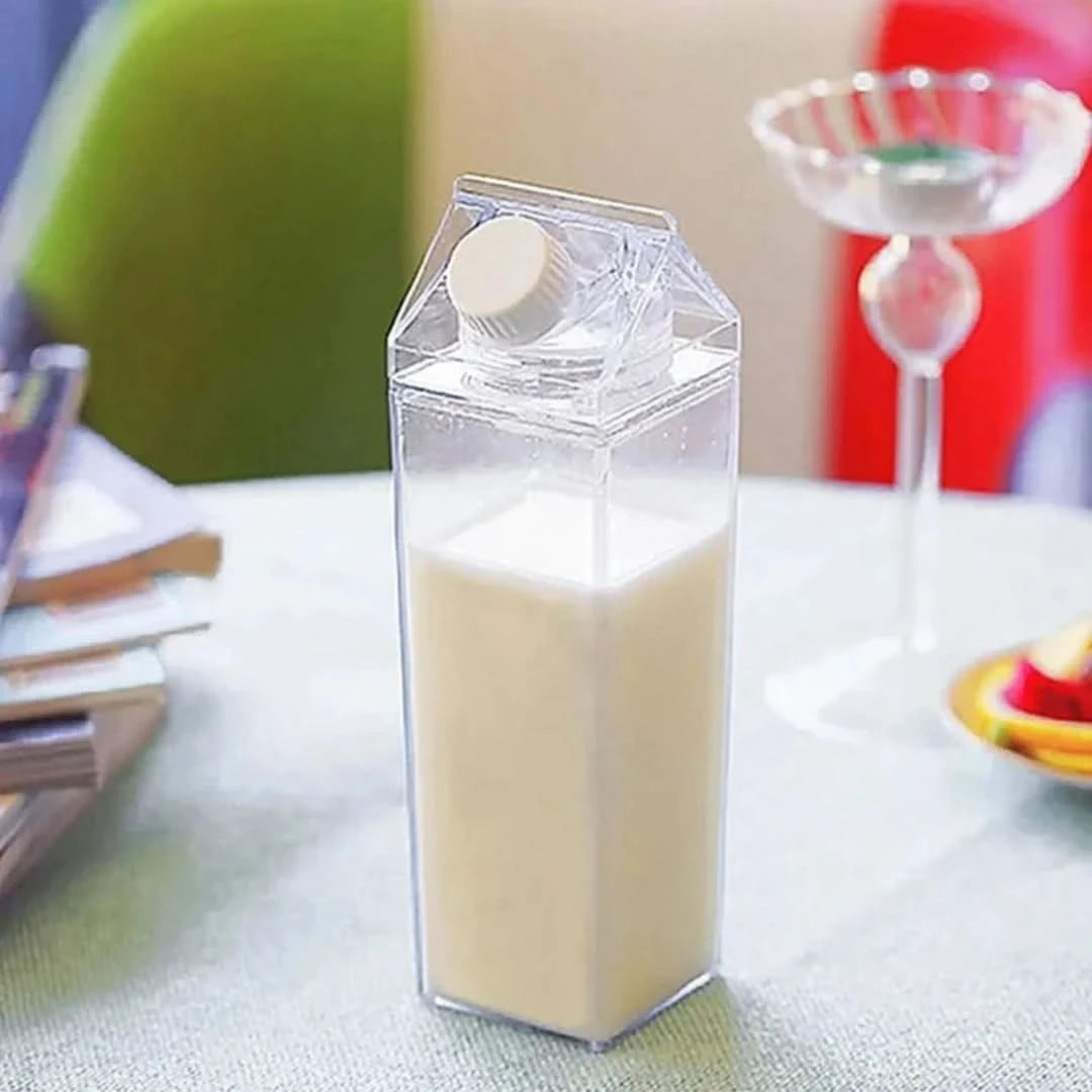 Carton de leche - transparente-Milk Carton-VyFlair