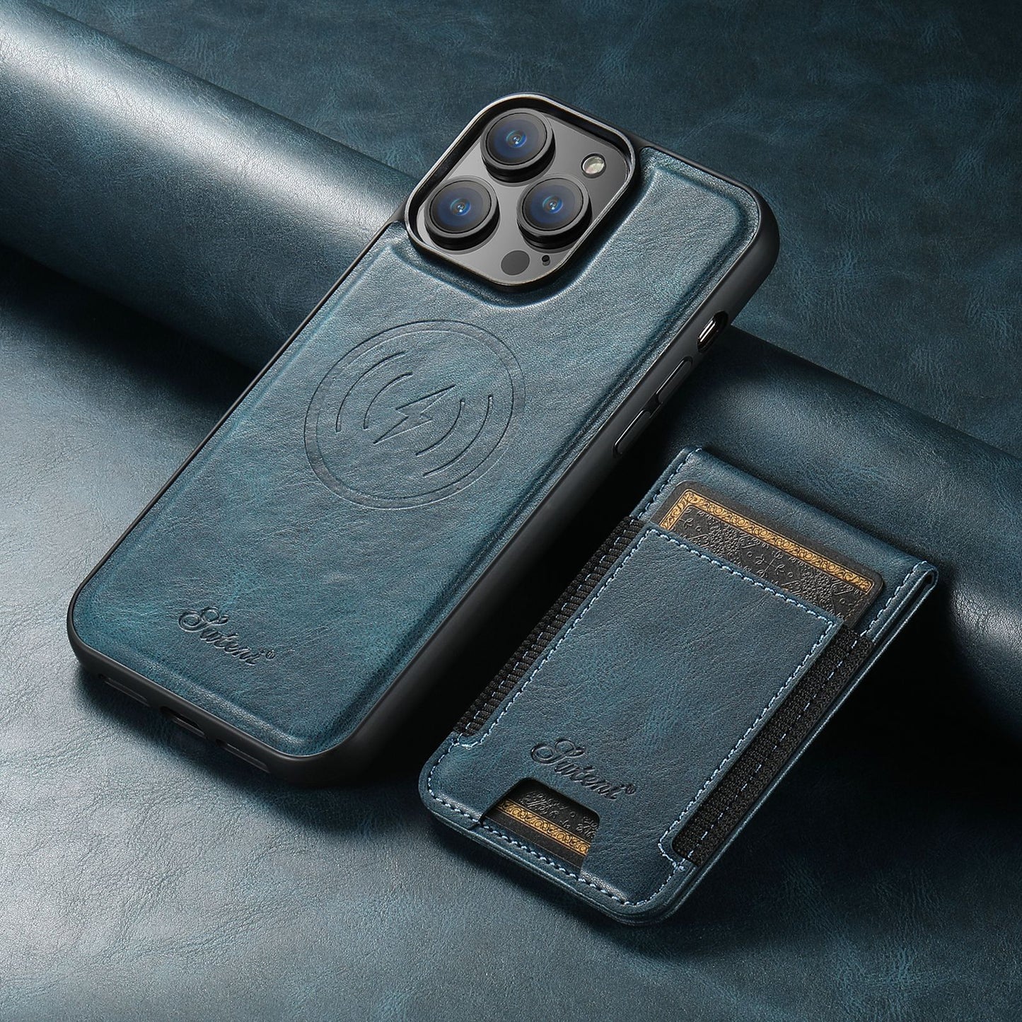EliteGuard - Funda de Teléfono de Lujo Elegante y Duradera con Soporte para Tarjetas Integrado