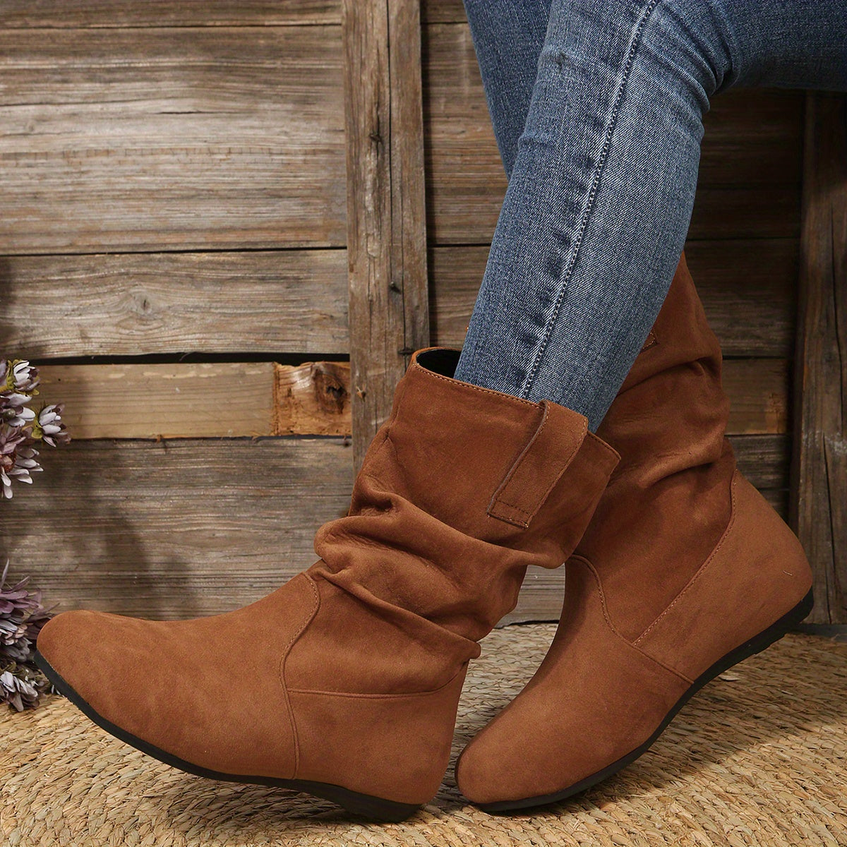 Botas de mujer - Forro suave - Calzado de invierno cálido-Zapatos - Mujer-VyFlair