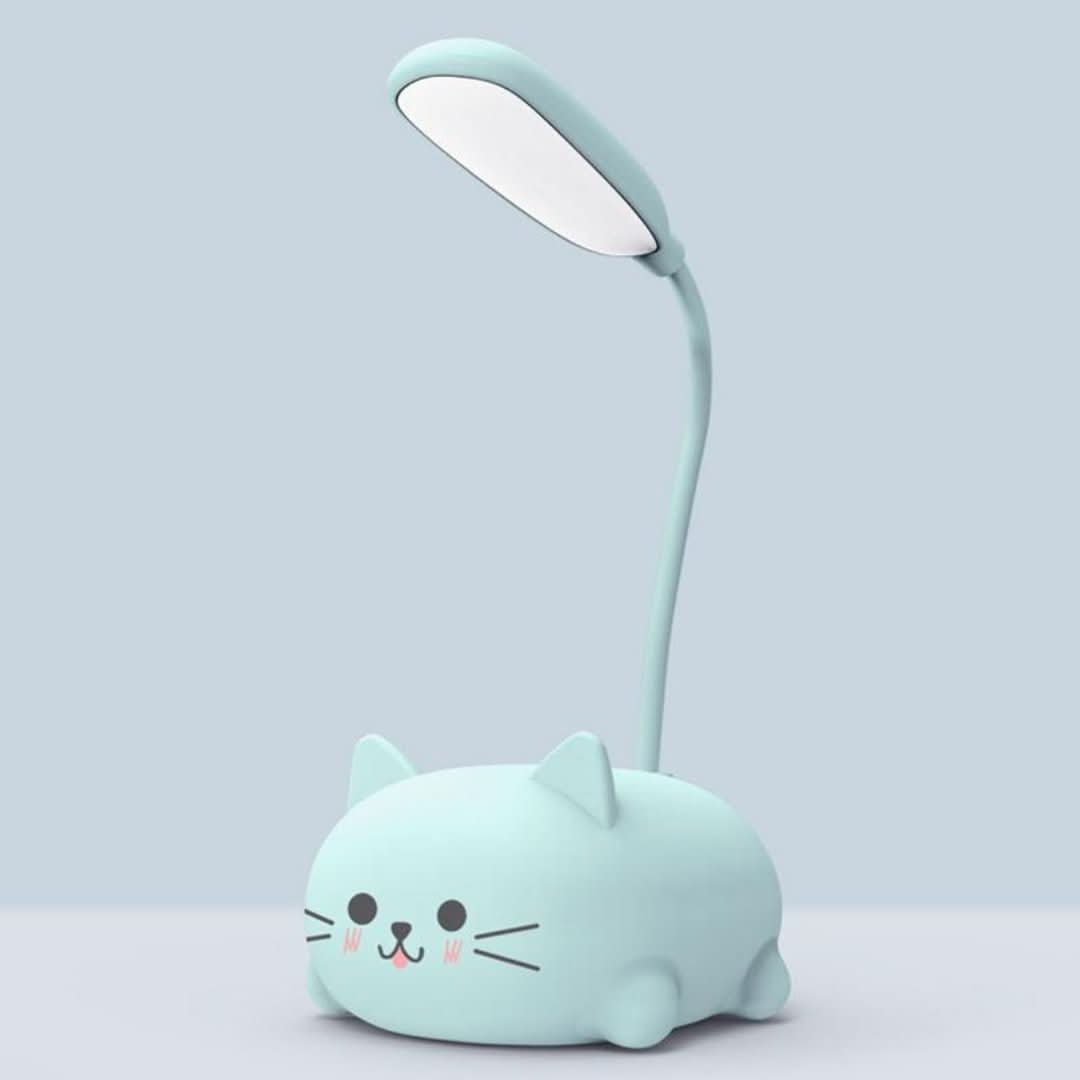 Lámpara de escritorio LED de dibujos animados de gato-Lamp-VyFlair