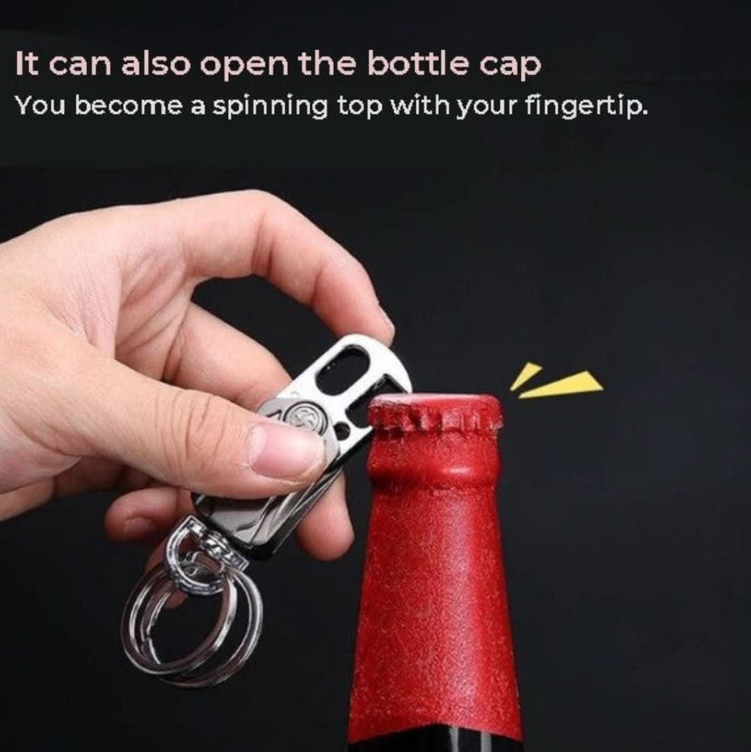Anillo de llave multifuncional cuatro en uno-Key Ring-VyFlair