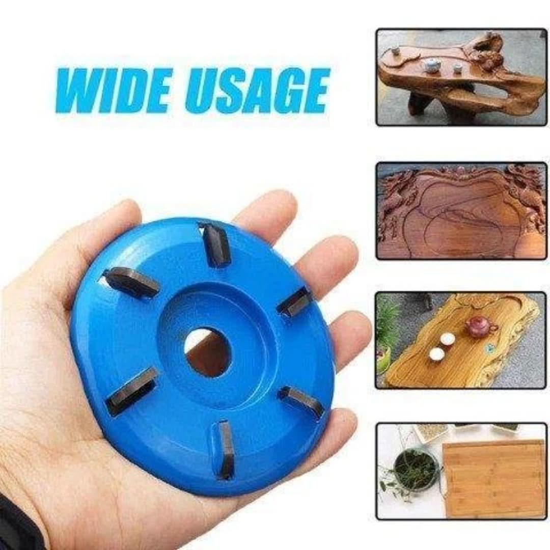 6 Dientes de madera de madera disco-Carving Disc-VyFlair