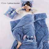 Cojín - Manta Stitch en Uno - Para Comodidad y Calidez en Uno - VyFlair