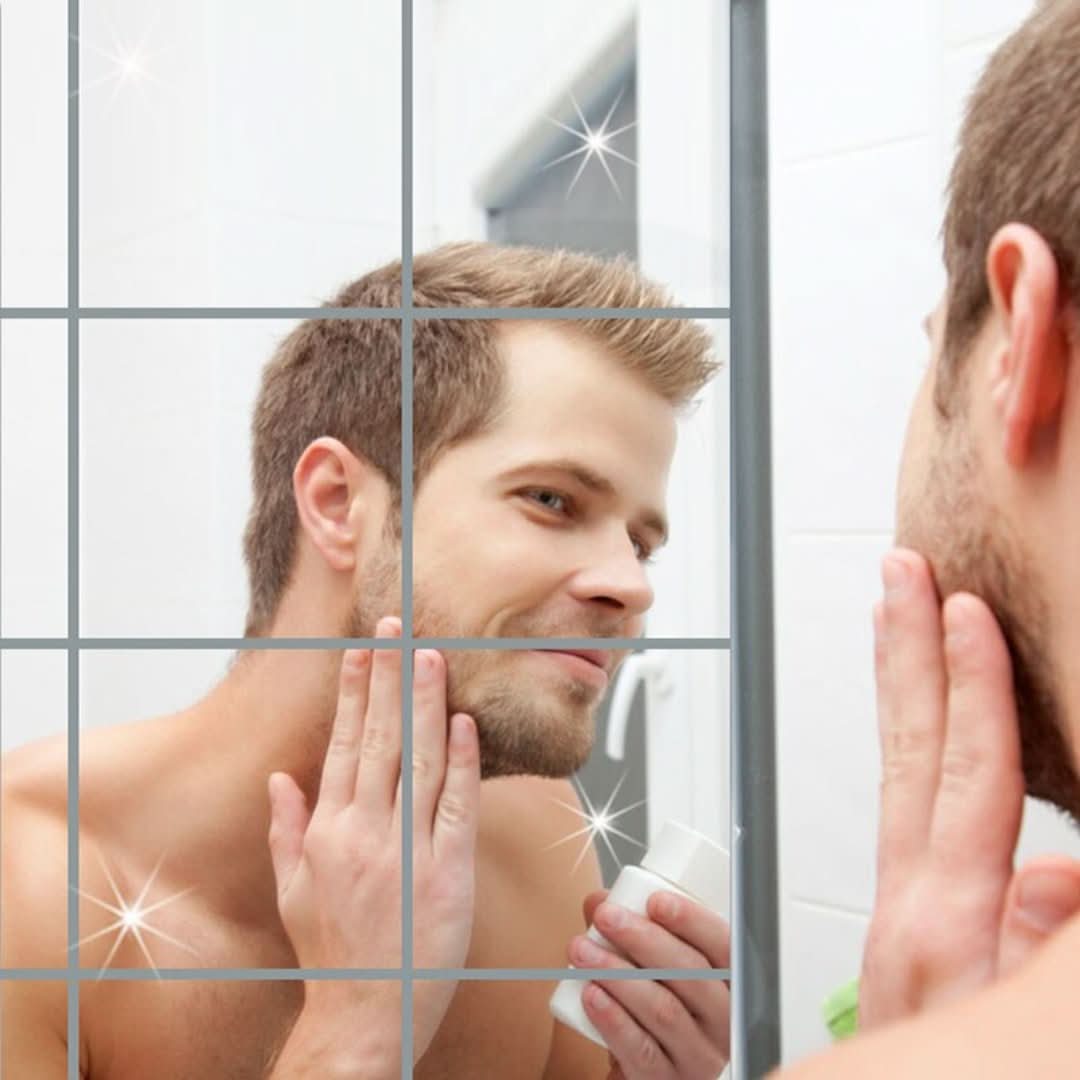 Pegatinas de espejo adhesivo-Adhesive Mirror-VyFlair