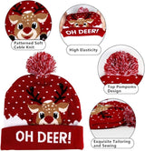 Gorro Natalizio LED GlowDeer – Caldo, Festivo e Luminoso