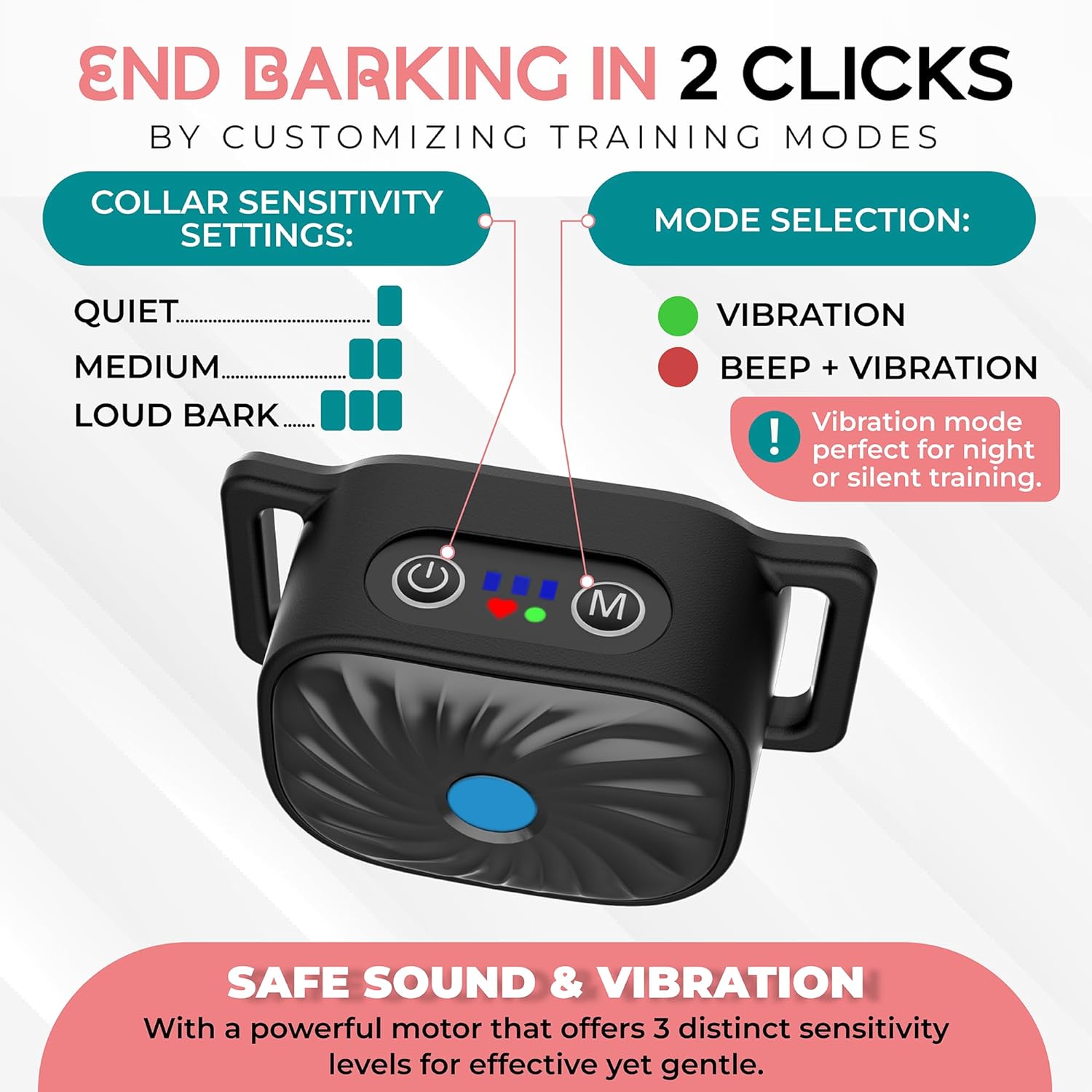 Nina | Collar Anti - Aboiement – Calma Asegurada para Perros Pequeños - VyFlair