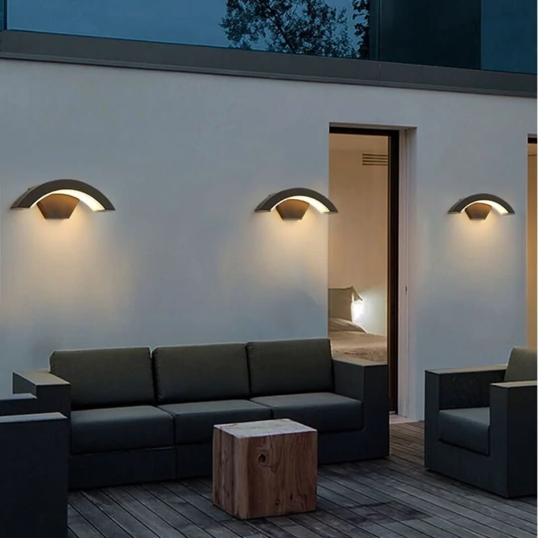 Vistagleam - Lámpara de pared impermeable contemporánea-Outdoor lighting-VyFlair