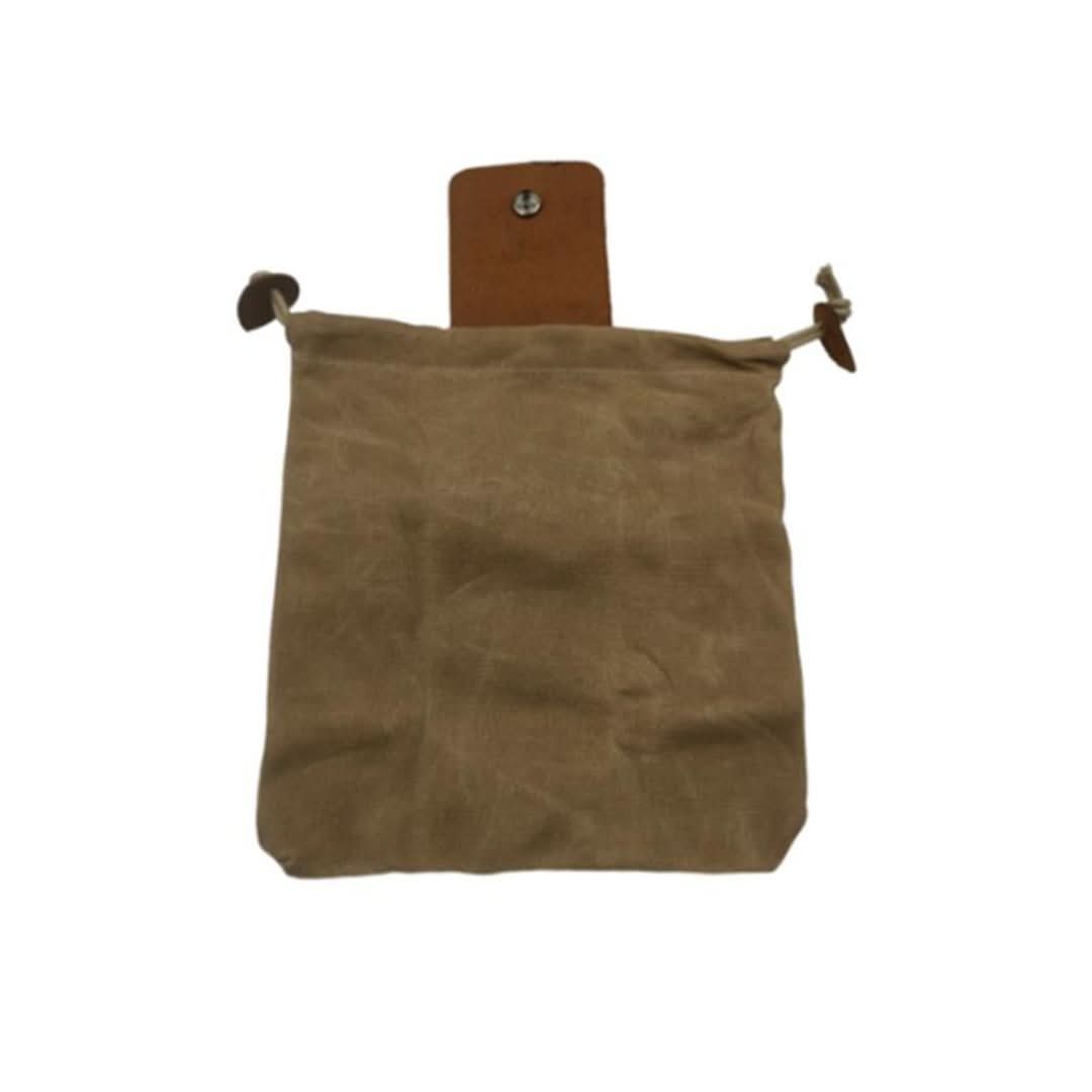 Bolsa de bushcraft de cuero y lienzo-Bushcraft Bag-VyFlair