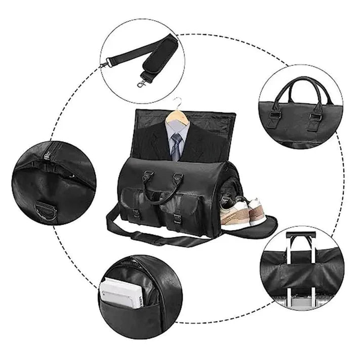 PrestigePacker Bolsa de Viaje Premium 2 en 1 para Ropa - VyFlair