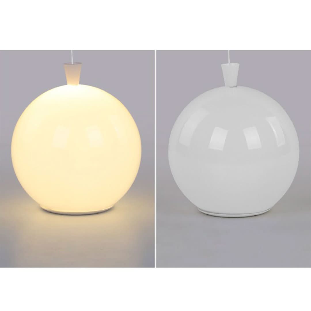 Fateh Moderna lámpara de techo de LED redondo pequeño dormitorio acrílico blanco-Ceiling lamps-VyFlair