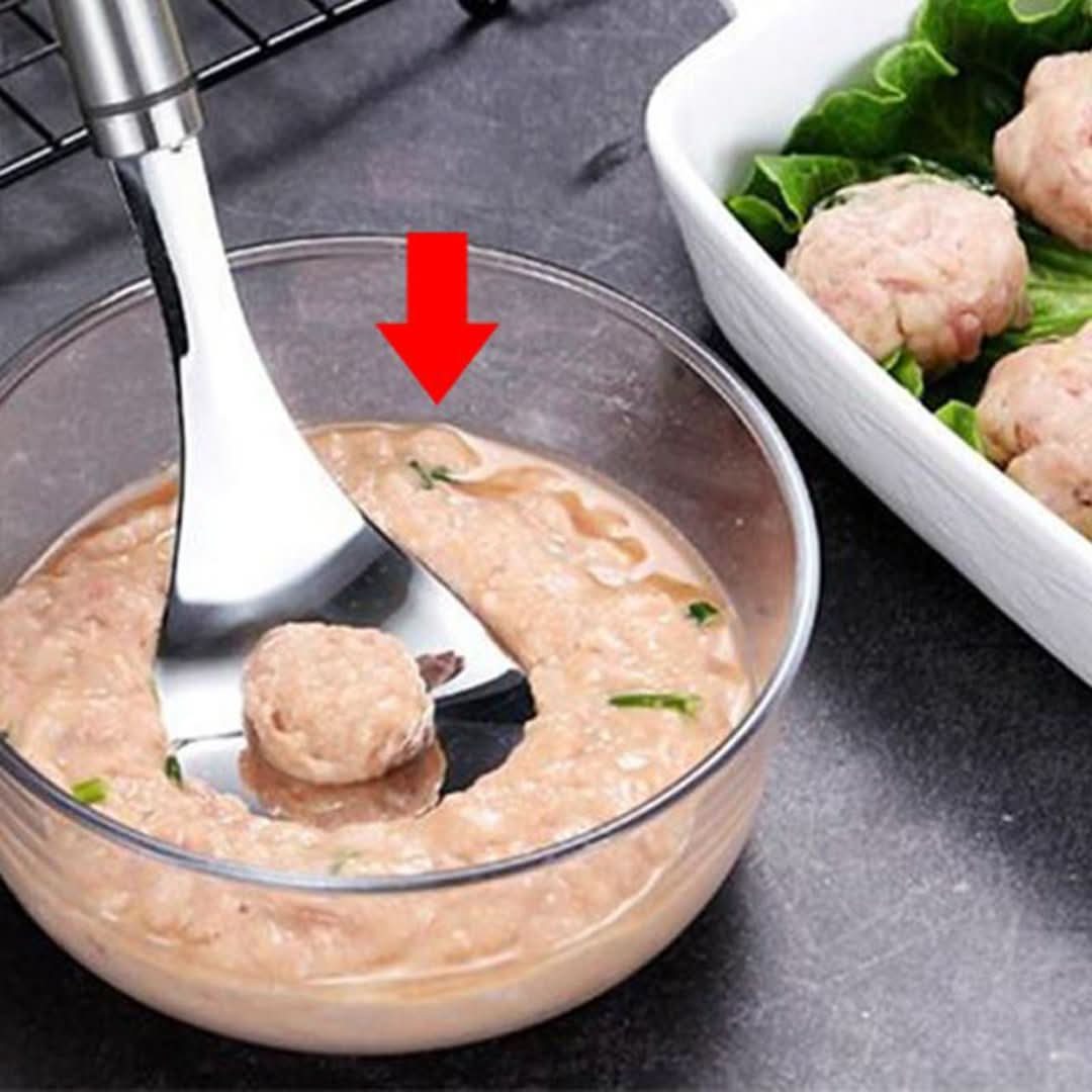Fabricante de albóndigas de acero inoxidable-Meatball Maker-VyFlair