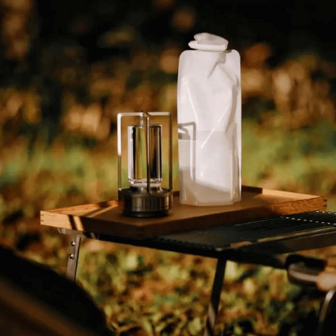 Lámpara de mesa de linterna de cristal: ¡hazlo acogedor de una manera única!-Table lamp-VyFlair