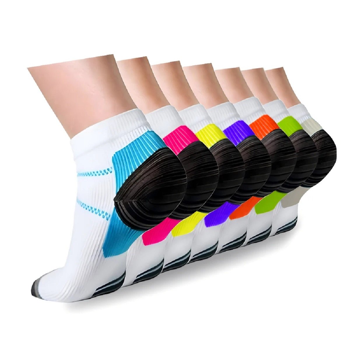 Calcetines de Compresión - Soporte para Fascitis Plantar - Tobillo y Talón