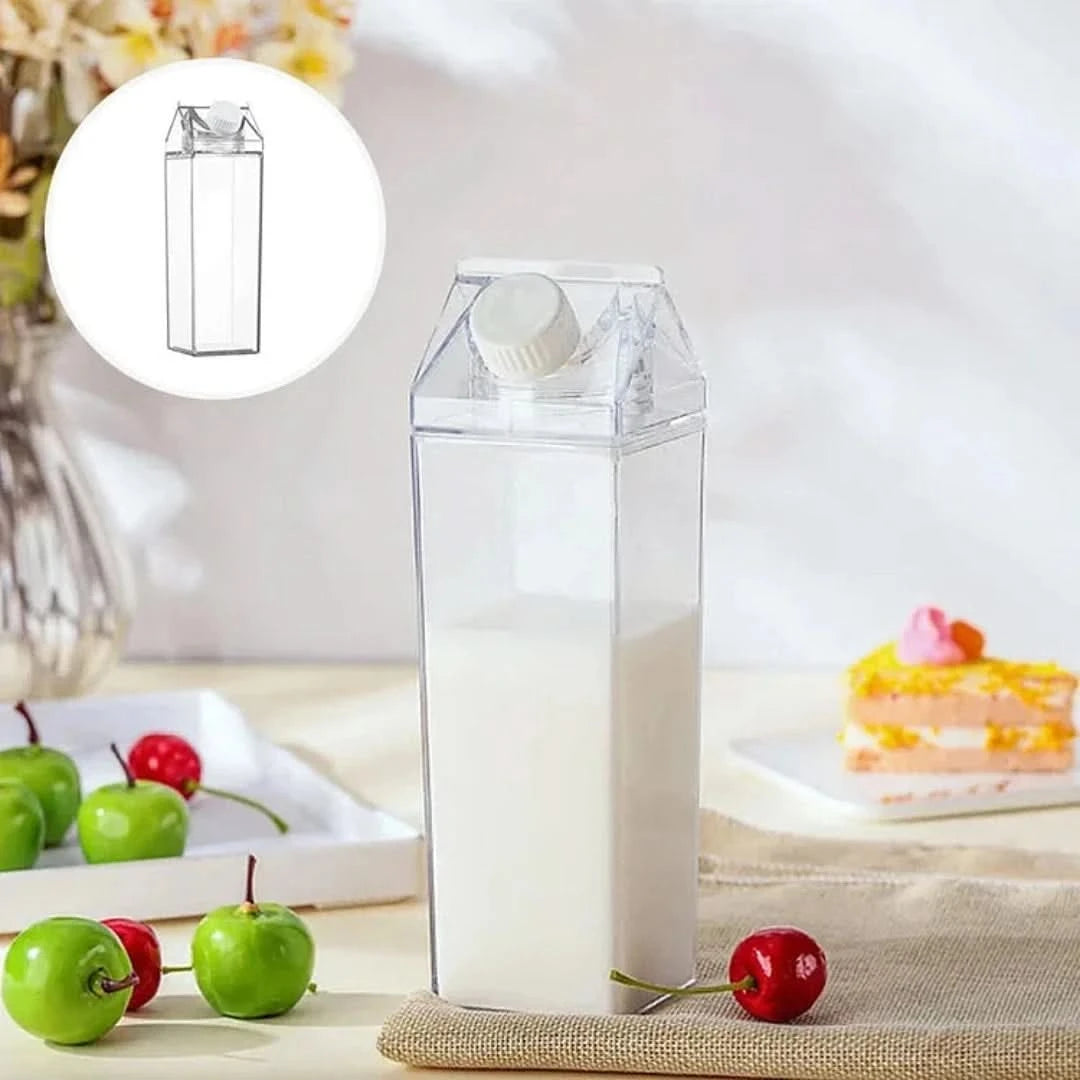 Carton de leche - transparente-Milk Carton-VyFlair