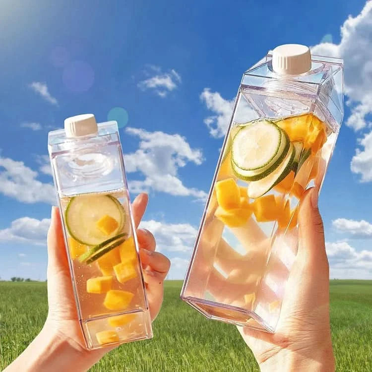 Carton de leche - transparente-Milk Carton-VyFlair