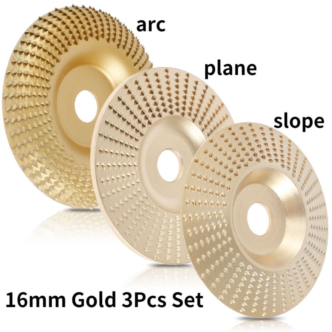 Rueda de molienda de madera plana-Grinding Wheel-VyFlair