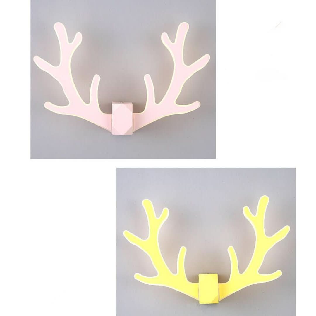 AntlerGlow: luz de pared simple en forma de asta con 1 brazo LED-Wall light-VyFlair