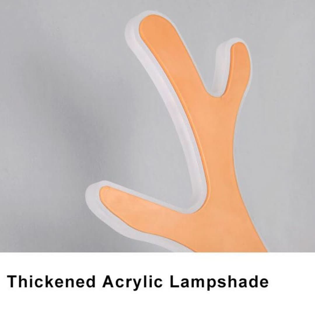 AntlerGlow: luz de pared simple en forma de asta con 1 brazo LED-Wall light-VyFlair
