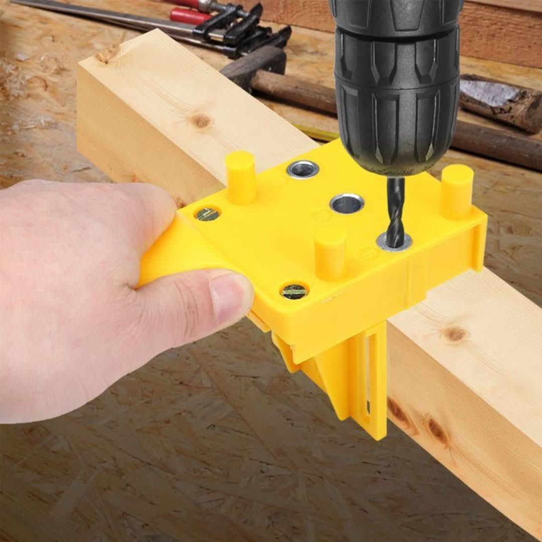 Guía de perforación para agujeros de tacos de madera-Drill Guide-VyFlair
