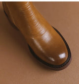 Zapatos de Cuero con Tacones Medios - Elegantes - Cómodos - LUXE - VyFlair