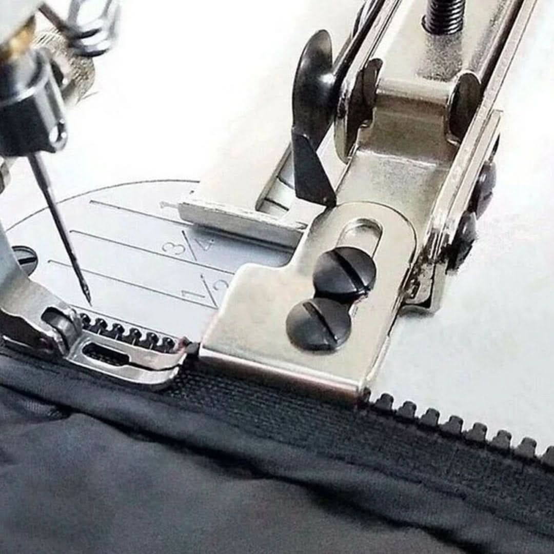 Posicionamiento de la línea de puntada Pie de cremallera-Zipper Foot-VyFlair