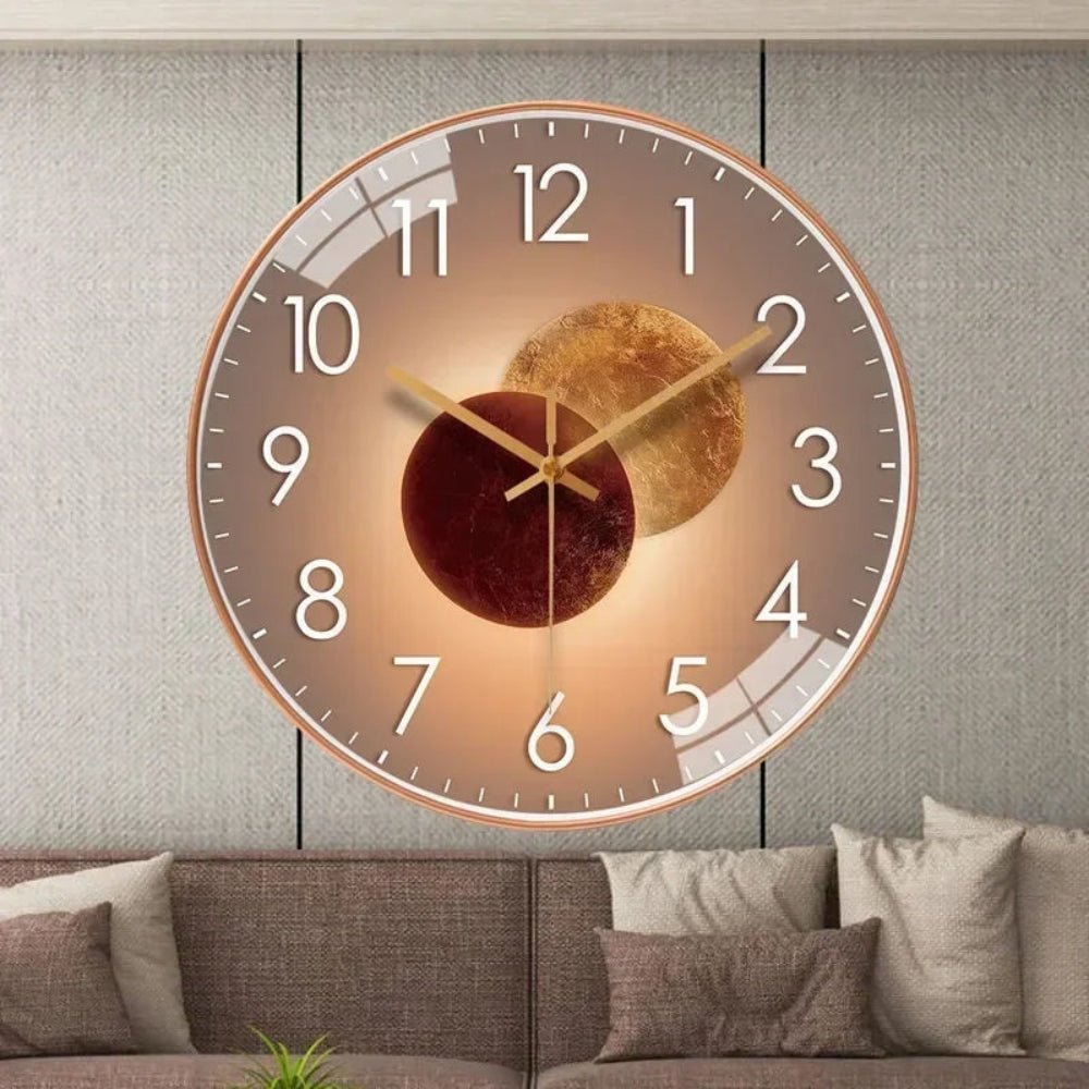 ClarityTime Reloj de Pared Digital Minimalista Silencioso - VyFlair
