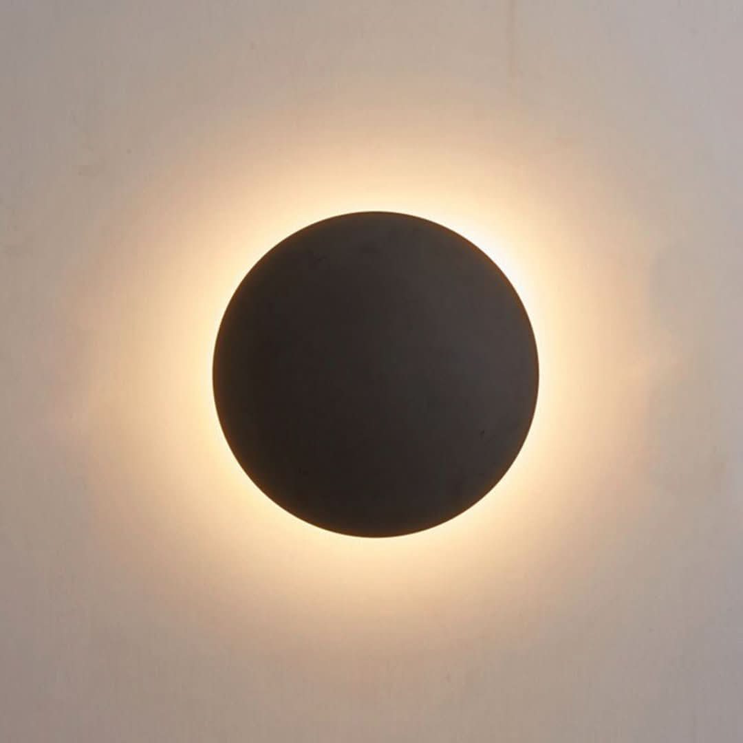 Glowaura - Lámpara de pared redonda moderna-Wall light-VyFlair