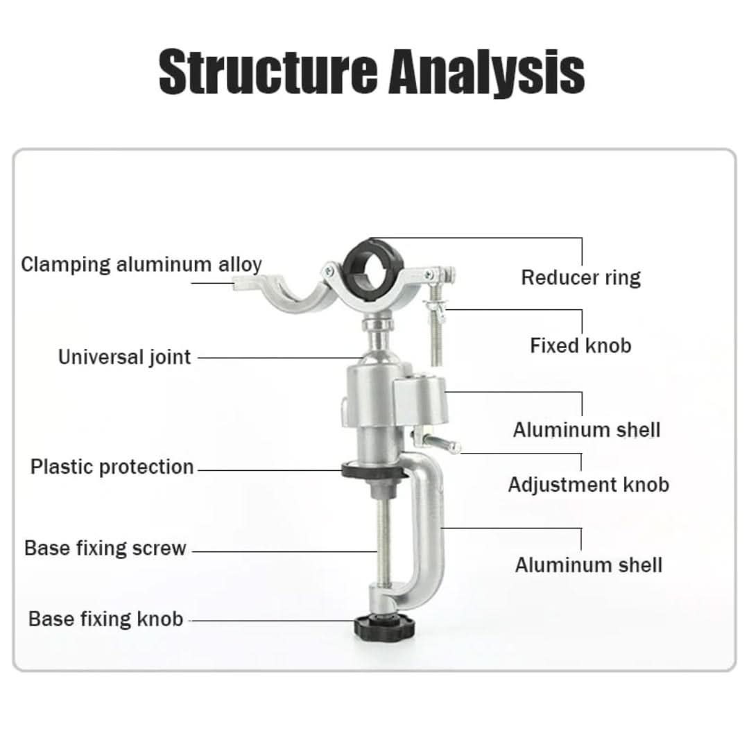 Soporte fijo - Rotación universal-rotating fixed bracket-VyFlair