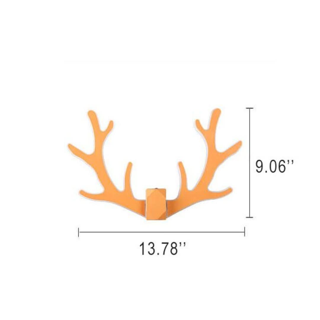 AntlerGlow: luz de pared simple en forma de asta con 1 brazo LED-Wall light-VyFlair