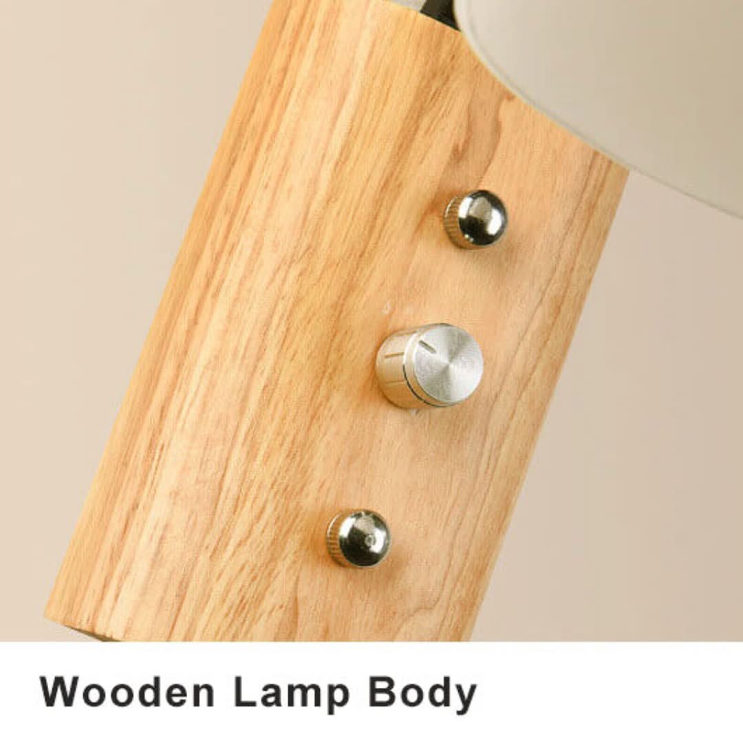 Wood Glow - Lámpara de pared simple con brazo de madera-Wall light-VyFlair