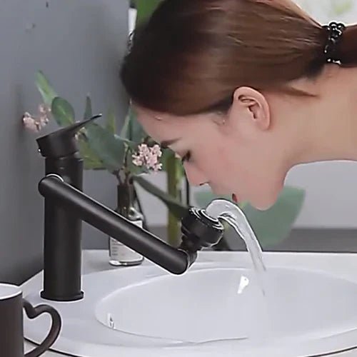 AquaTwist Grifo de Baño Monomando Cromado 1080° - VyFlair