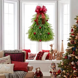 Corona de Navidad Hecha a Mano – Decoración con Luces LED para Puerta Principal