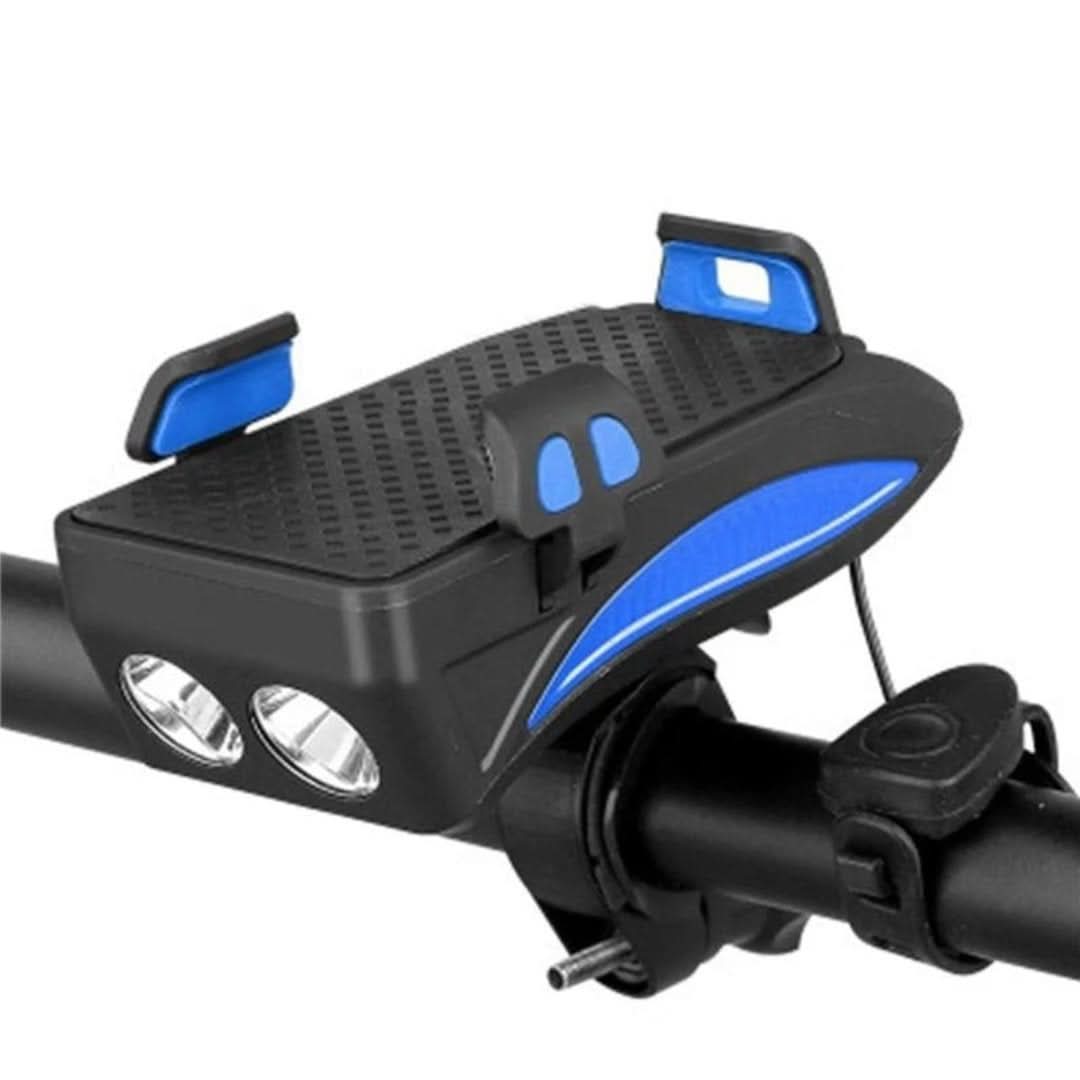 Soporte de teléfono móvil con luz de bicicleta-Phone Bracket-VyFlair