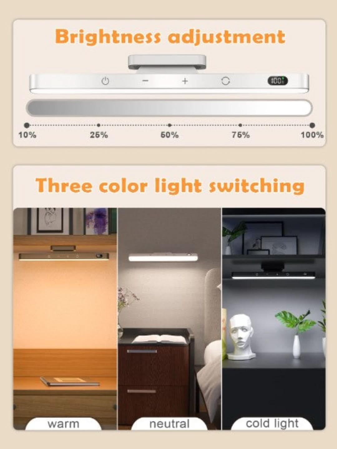 Move GLOW ™ - Lámpara de apagado retrasado magnético-Magnetic lamp-VyFlair