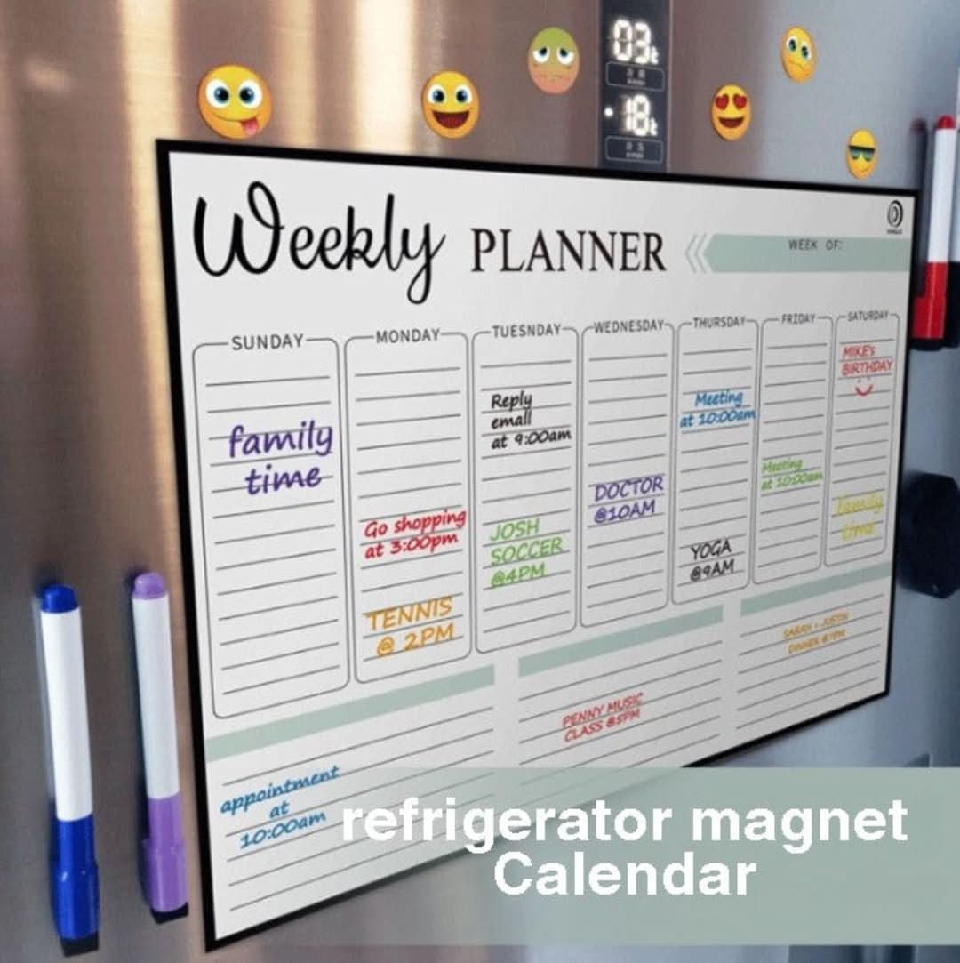 Calendario de imán de refrigerador-Refrigerator Magnet-VyFlair
