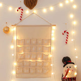 Cotton Advent Calendar – 24 Reusable and Sustainable Pouches for a Personalized Christmas