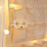 Cotton Advent Calendar – 24 Reusable and Sustainable Pouches for a Personalized Christmas