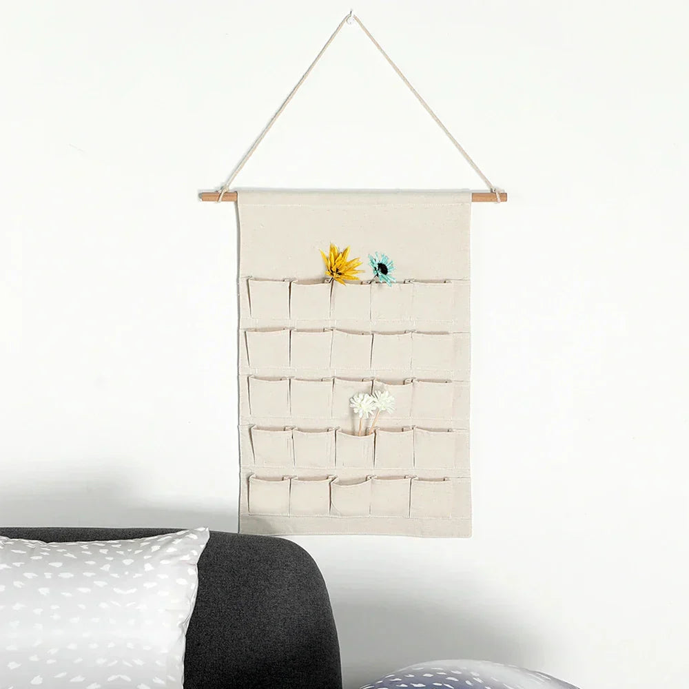 Cotton Advent Calendar – 24 Reusable and Sustainable Pouches for a Personalized Christmas