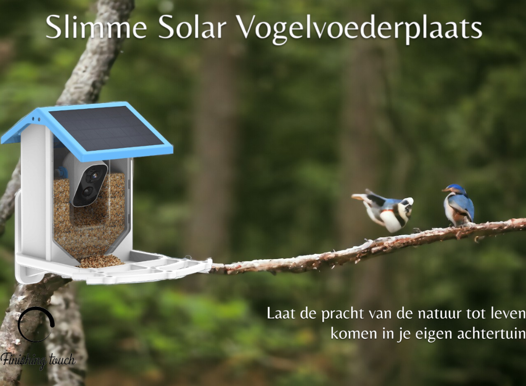 Alimentador de aves solar inteligentes: ¡descubre la naturaleza de una manera única!-bird feeder-VyFlair
