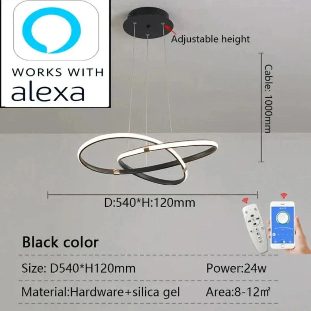 Techura: soporte de montaje de lámpara colgante-Ceiling lamps-VyFlair