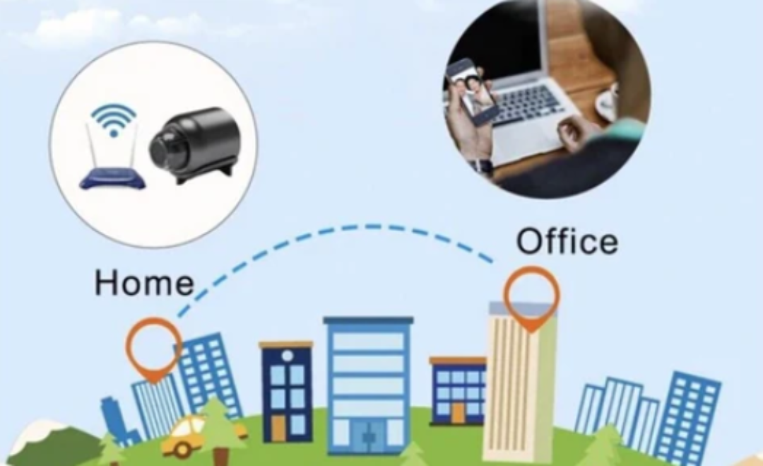 Cámara de vigilancia WiFi ultrapequeña IP con visión nocturna